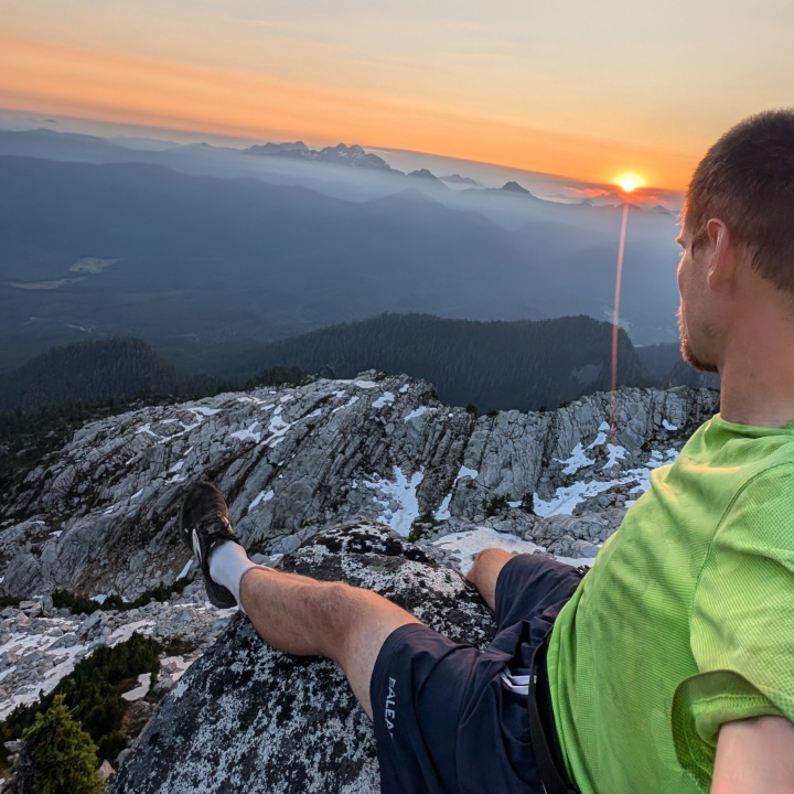 Saul on Mt. Pilchuck